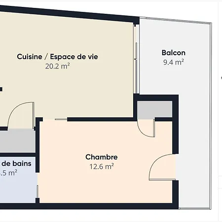 Appartement 950m De La Plage, Pour 2 Le Pouliguen